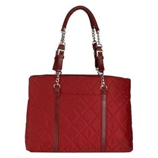 WIB Metro Carrying Case (Tote) for 17" Notebook   Scarlet Red. WIB METROPOLITAN 15.6 SCARLET QUILTED LAPTOP TOTE. Quilted   Nylon, Leather Computers & Accessories