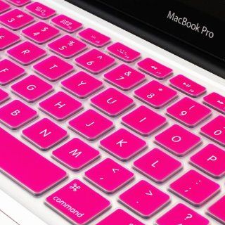 Hot Pink Silicone Skin Keyboard Cover for MacBook Pro 13" 15" 17" Computers & Accessories