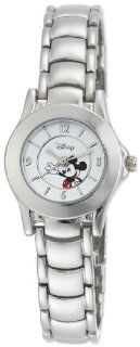 Disney Women's MK2036 Mickey Mouse White Dial Silver Tone Bracelet Watch at  Women's Watch store.