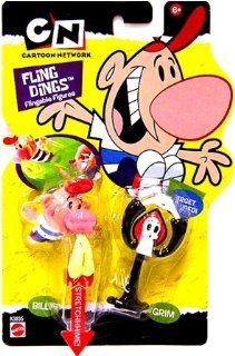 Cartoon Network Fling Dings Flingable Figure 2 Pack Billy and Grim Toys & Games
