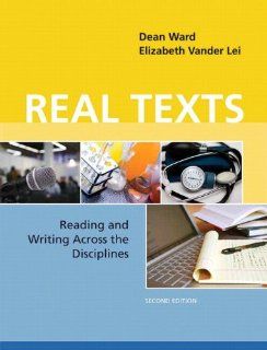 Real Texts Reading and Writing Across the Disciplines with NEW MyCompLab    Access Card Package (2nd Edition) 9780321881953 Literature Books @