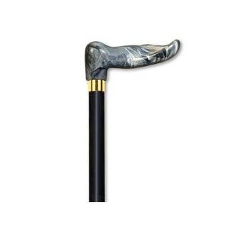 Wood cane   Simulated Gray Marble right handle, this cane is designed to fit the hand like a glove for its palm grip handle. This cane and walking stick is very secure and comfortable and has a weight capacity of 250 pounds. This ergonomic wood cane is ide