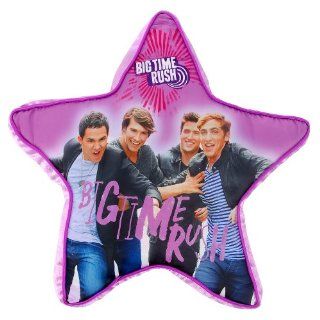 Big Time Rush Decorative Throw Pillow Star Shaped 18" Across Nickelodeon   Childrens Pillows