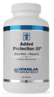 Added Protection III w/o Iron 180 Tablets Health & Personal Care