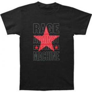 Rage Against The Machine Stacked Star Logo Slim Fit T shirt Clothing