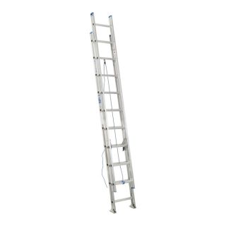 Werner 20 ft Aluminum 250 lb Type I Extension Ladder