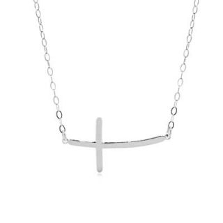 cross necklace in 10k white gold orig $ 119 00 84 99 add to