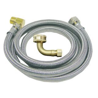 Watts 5 ft 125 PSI Braided Stainless Steel Dishwasher Connector