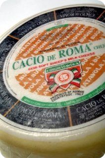 Cacio De Roma Cheese (Whole Wheel Approximately 5 Lbs)  Gourmet Food  Grocery & Gourmet Food