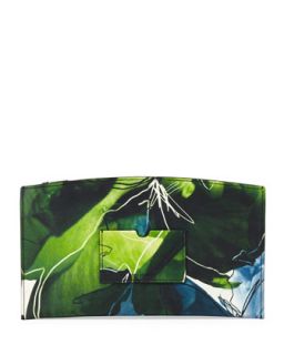 Atlantique Floral Print Pouch   Reed Krakoff