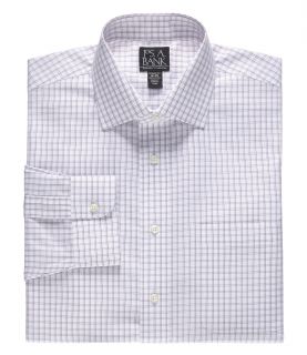Traveler Tailored Fit Spread Collar Twill Dress Shirt by JoS. A. Bank Mens Dres
