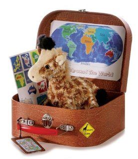 Aurora Plush 8" Travel Around the World Giraffe Toys & Games