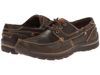 SKECHERS Relaxed Fit Superior   Tevin Mens Slip on Shoes (Brown)
