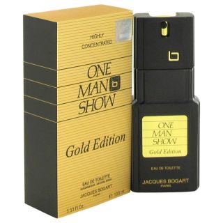 One Man Show Gold for Men by Jacques Bogart EDT Spray (Tester) 3.3 oz