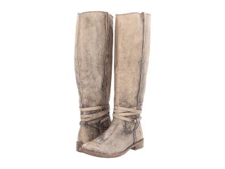 Frye Shirley Riding Plate Cowboy Boots (Gray)