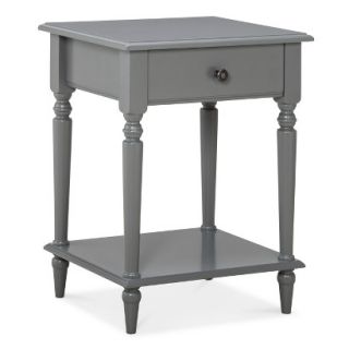 Accent Table Threshold Turned Leg Accent Table   Gray