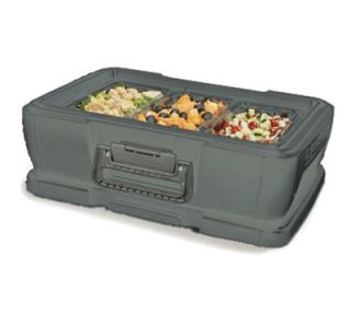 Carlisle 24 qt Cateraide Top Loading Insulated Food Carrier   Olive Green