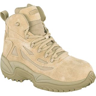 Reebok Rapid Response 6 Inch Composite Toe Zip Boot   Desert Tan, Size 11 1/2