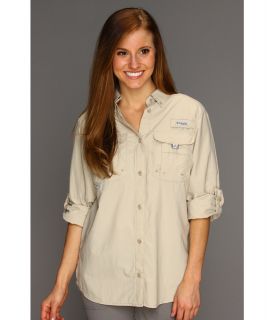 Columbia Bahama L/S Shirt Womens Long Sleeve Button Up (Beige)