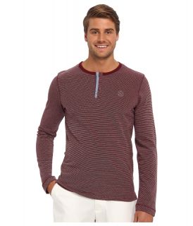 Mavi Jeans Striped Tee Mens Long Sleeve Pullover (Red)