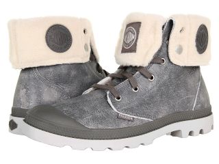 Palladium Baggy Leather S Mens Lace up Boots (Gray)