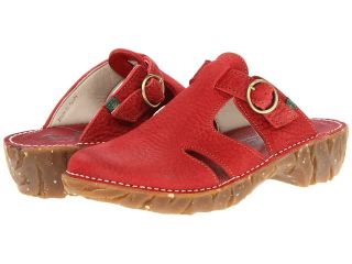 El Naturalista Yggdrasil N164 Womens Clog Shoes (Burgundy)