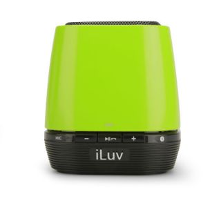 iLuv MobiOne Bluetooth Portable Speaker with Mic   Lime Green      Electronics