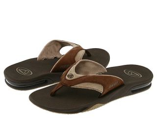 Reef Fanning Leather Mens Sandals (Brown)