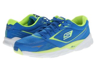 SKECHERS Performance GO Run Ride 3 Mens Lace up casual Shoes (Blue)