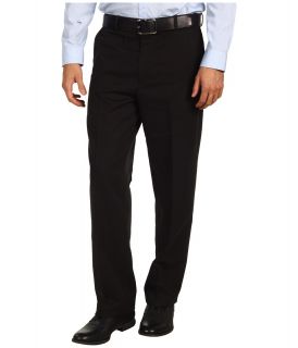 Dockers Mens Comfort Khaki D4 Relaxed Fit Flat Front Mens Casual Pants (Black)