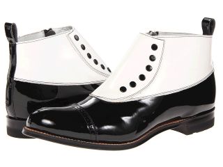 Stacy Adams Madison Spat Boot Mens Dress Flat Shoes (Black)