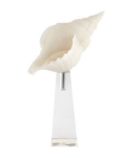 White Triton Shell Reproduction Sculpture   John Richard Collection