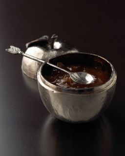 Honey Pot with Spoon   Michael Aram