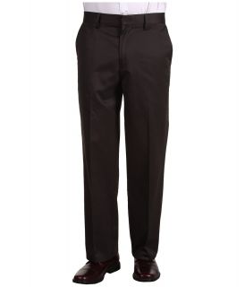 Dockers Mens Signature Khaki D3 Classic Fit Flat Front Mens Dress Pants (Brown)