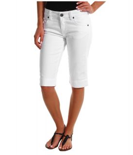 KUT from the Kloth Wide Hem Bermuda in White Womens Shorts (White)