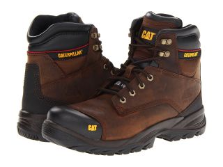 Caterpillar Spiro Steel Toe Mens Work Lace up Boots (Brown)