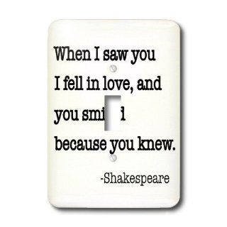 lsp_171935_1 EvaDane   Quotes   When I saw you I fell in love and you smiled because you knew.   Light Switch Covers   single toggle switch    