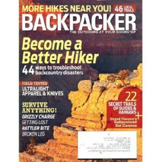 Backpacker 2012 June   Become a better hiker Backpacker Books