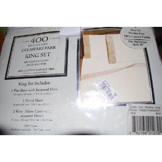 500 Thread Count Wrinkle Free Cal King Sheet Set, Ivory   Pillowcase And Sheet Sets