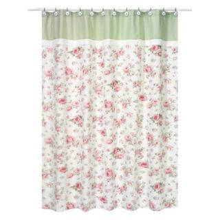 Sweet Jojo Designs Rileys Roses Shower Curtain