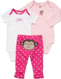 Carters Monkey Turn Me Around Bodysuit Set   Preemie Infant And Toddler Pants Clothing Sets Clothing
