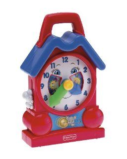 Fisher Price Bright Beginnings Musical Teaching Clock Toys & Games