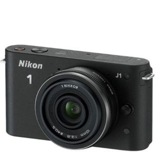 Nikon 1 J1 Compact System Camera with 10mm Lens Kit   Black (10.1MP) 3 Inch LCD      Electronics