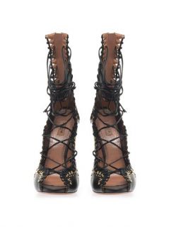 Studded lace up leather sandals  Azzedine Alaïa  