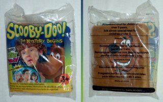 WENDY'S Kids' Meal   SCOOBY DOO The Mystery Begins   SCOOBY (Plush Covered) MINI NOTEBOOK   