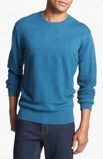 rag & bone 'Zeeland' Wool Crewneck Sweater with Suede Elbow Patches