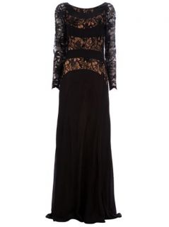 Emilio Pucci Lace Detailed Evening Dress