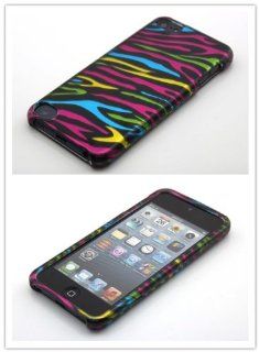 Big Dragonfly High Quality Slim Classic Zebra Print Protective Shell Hard Below Case Cover for Apple iPod Touch 5 5th Generation with Sleek Surface Eco friendly Package Colorful Strapes Electronics