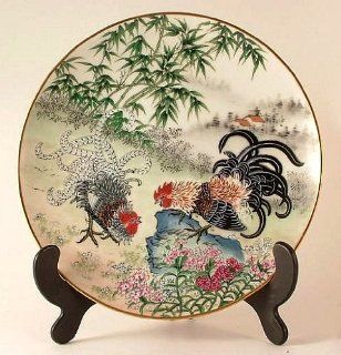 Franklin Porcelain oriental plate Beginning of Summer from Cathay Birds and Flowers   Wei   CP968 12   Decorative Plaques