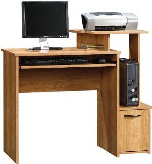 Sauder Beginnings Computer Desk in Highland Oak Finish   Home Office Desks